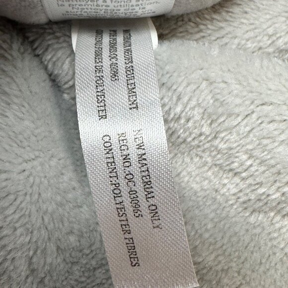 Carters Gray Elephant Security Blanket Satin Trim 14in Baby Lovey Plush Blankie - Picture 4 of 12